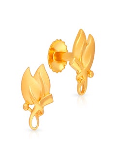 Malabar Gold and Diamonds 22k 916 Purity Gold Studs Earrings for Women DZER404Y  - Image 1