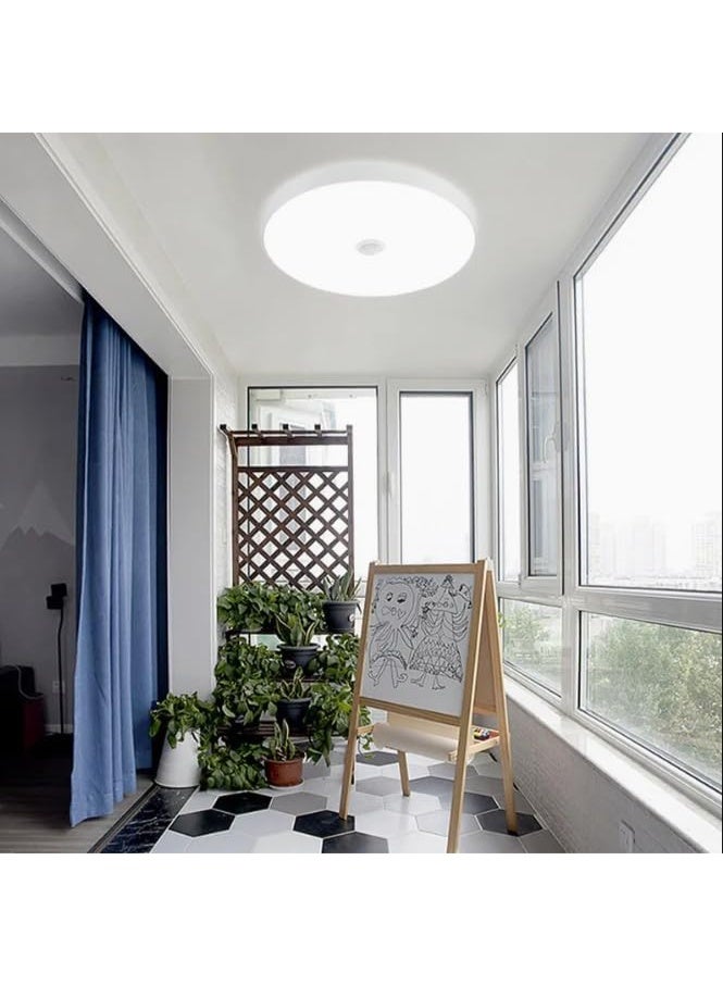Smart LED 36W Ceiling Light with Motion Sensor, Automatic On/Off for Hallways, Bedrooms and Entrances, Easy Installation, Energy Saving Indoor Lighting Fixture - Image 5