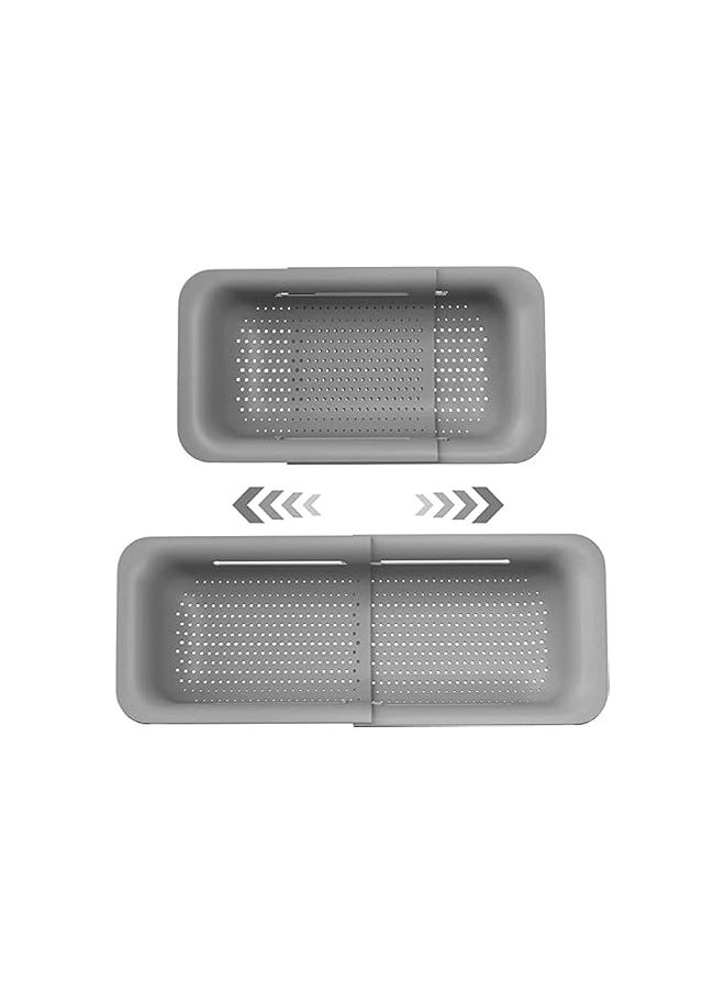 MIRFA Extendable Kitchen Sink Colander Strainer Basket (Grey)  - Image 5