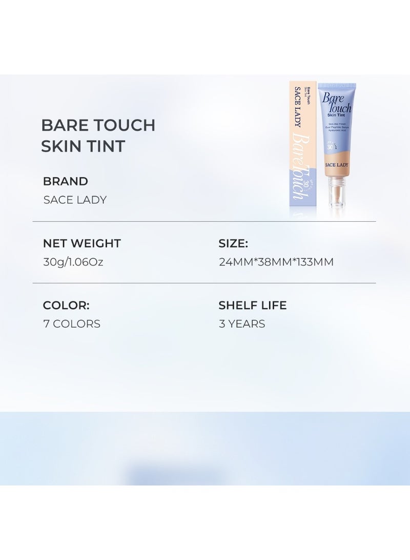 ساس ليدي كريم أساس Bare Touch Skin Tint بحجم السفر مع عامل حماية من الشمس SPF30 PA+++ – طبيعي (03) - Image 3