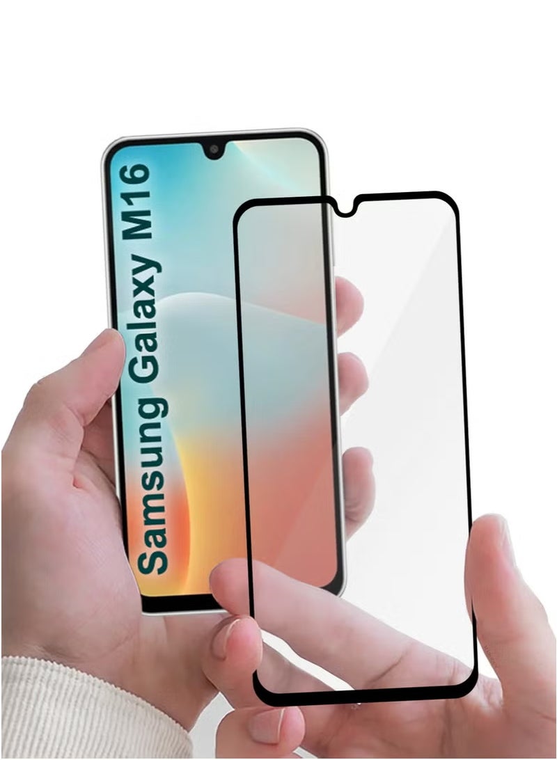 Samsung Galaxy M16 Screen Protector Full Coverage 9H Tempered Glass 3-Pack HD Clarity Anti-Fingerprint Edge-to-Edge Fit For Samsung Galaxy M16 6.7-inch - Image 5