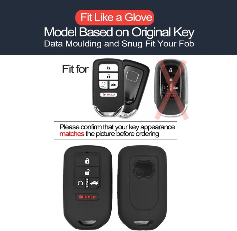 INFIPAR Key Fob Cover Case for Honda Vehicles - Image 2