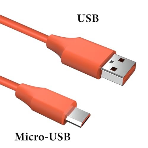 GEEKRIA USB Headphones Earbuds Short Charger Cable Compatible with JBL Endurance Peak Live 400BT500BT Tune 500BT USB to MicroUSB Replacement Power Charging Cord 1 ft30 cm 2 Pack - Image 3