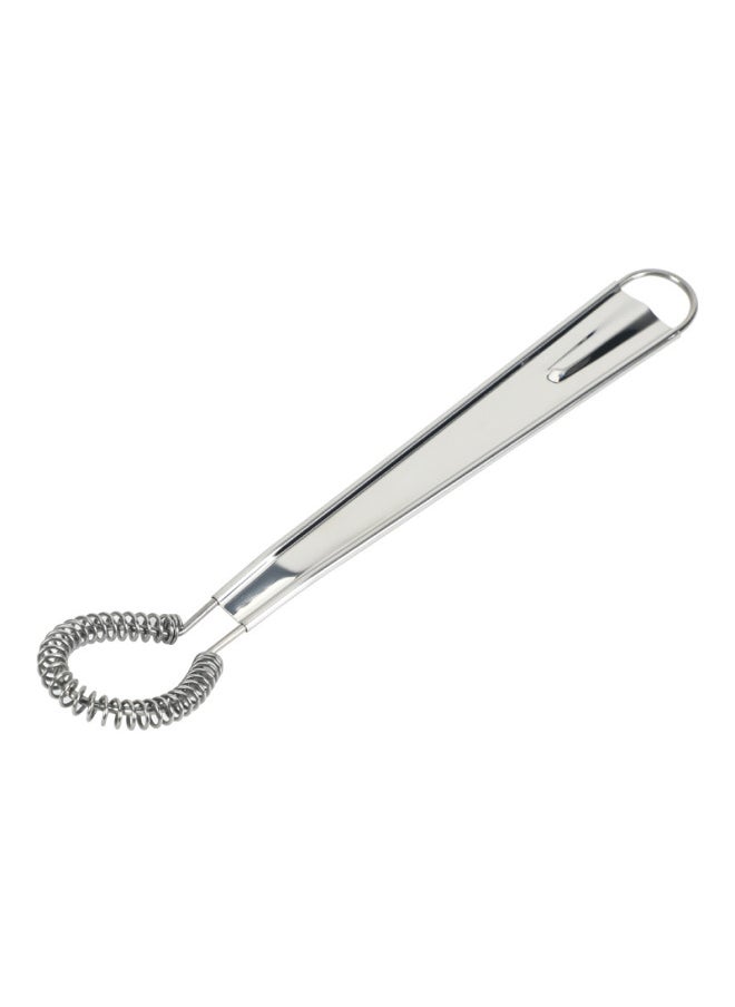 Generic Manual 8-inch Stainless Steel 430 Egg Beater Spring Coil Flat Mixer Kitchen Tool For Honey Cream Small Utensils-Color:stainless Steel  - Image 5