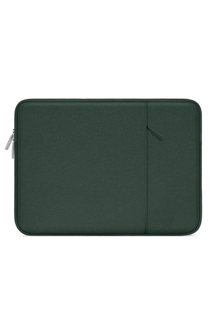 Laptop Case 13 inch, 13 inch Laptop Sleeve Compatible with MacBook Air M4 M3 M2 M1 2025-2018 / Pro M2 M1 2025-2016, Polyester Vertical Computer Sleeve Bag with Pocket, Midnight Green - Image 1