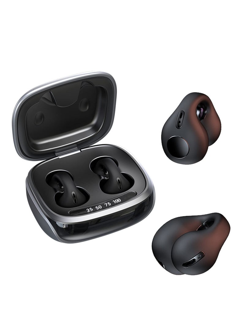 Excefore Bluetooth Headphones, Open Ear Headphones Long endurance Playback Wireless Earbuds With Wireless Charging Case And Earhooks for Sports Running Workout Game voice call - Image 1