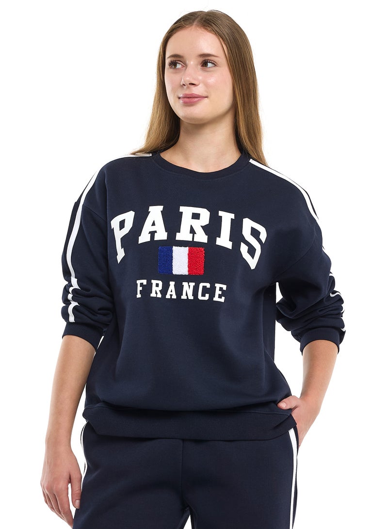 فكتور اند جين طقم قطعتين - باريس فرنسا قطن فليس - Image 3