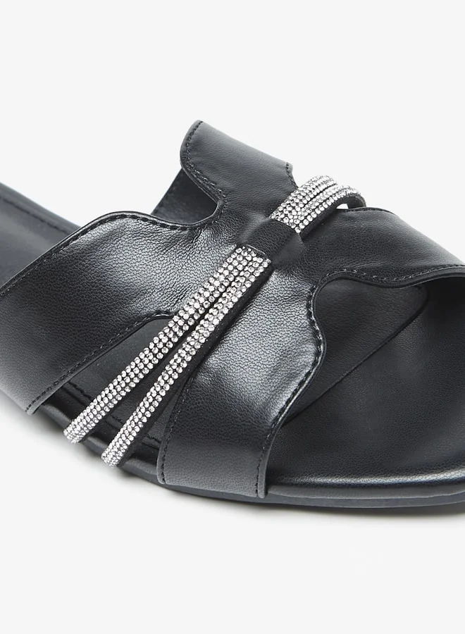 Flora Bella Women's Embellished Slip-On Sandals