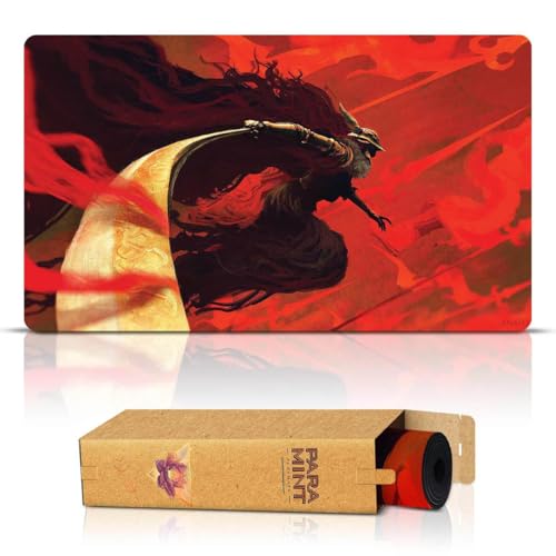 Paramint Malenia Blade of Miquella (Stitched) - MTG Playmat by Anato Finnstark, Elden Ring, Dark Souls - Compatible with Magic The Gathering Playmat - Play MTG, YuGiOh, TCG - Original Designs - Image 1