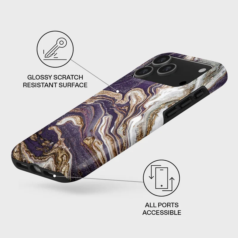 BURGA iPhone 17 Pro Max Nostalgia Feeling Premium Case Compatible with Hybrid Dual-Layer Hard Shell + Silicone Protection - Scratch-Resistant Shockproof Mobile Cover