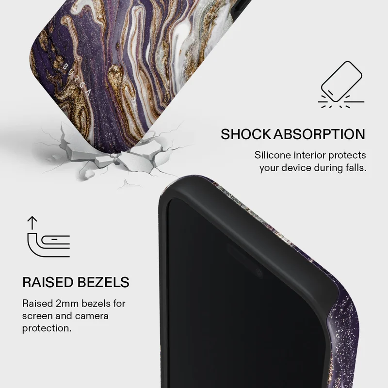 BURGA iPhone 17 Pro Max Nostalgia Feeling Premium Case Compatible with Hybrid Dual-Layer Hard Shell + Silicone Protection - Scratch-Resistant Shockproof Mobile Cover