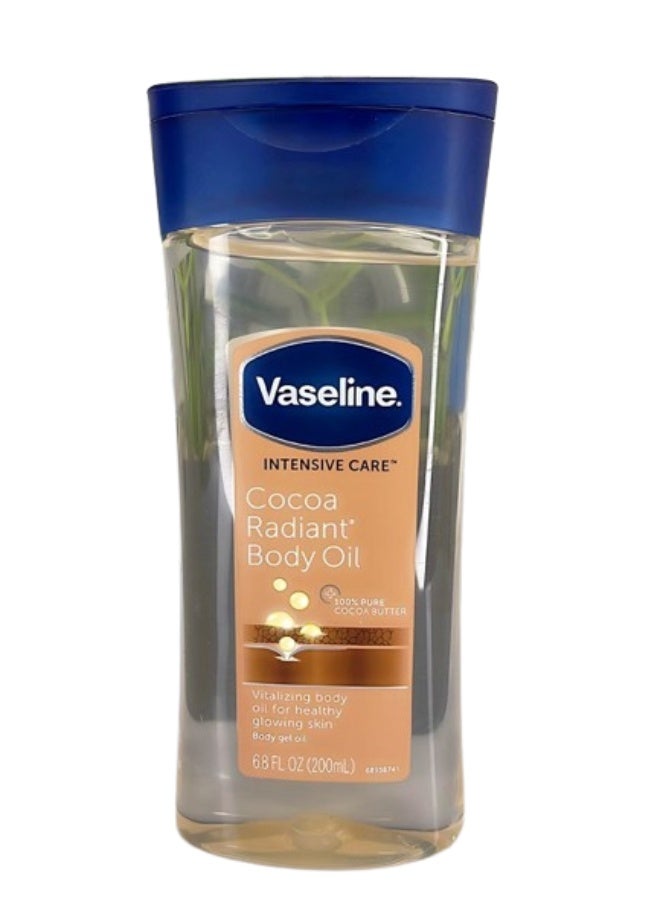 Vaseline Intensive Care Cocoa Radiant Body Oil - 200ml - Image 1