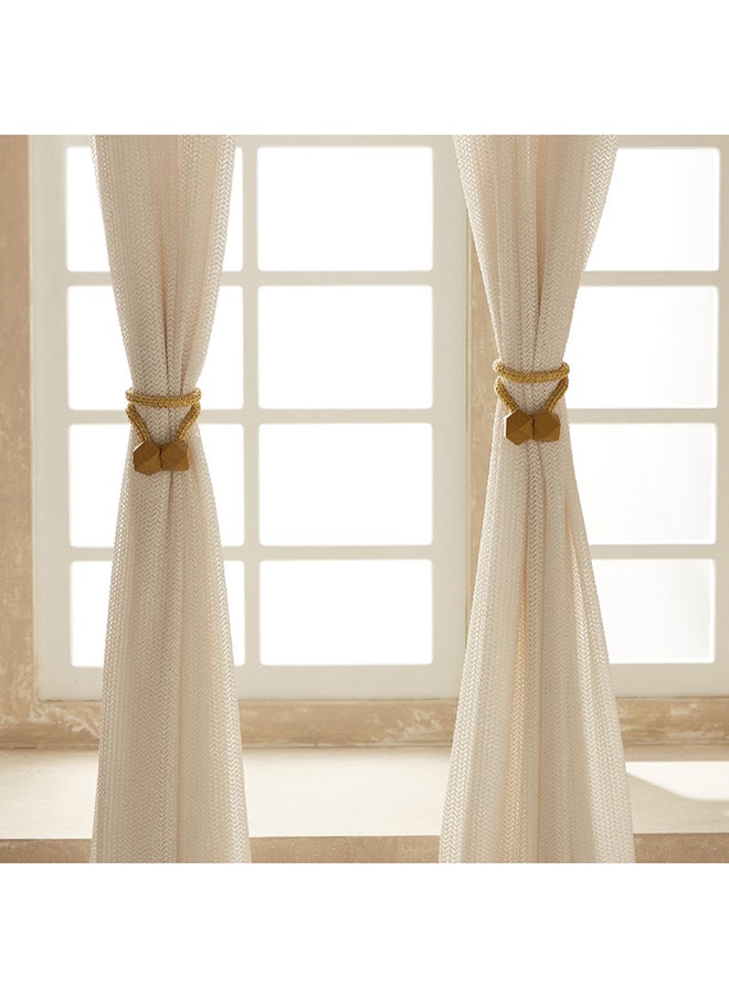 Home Box Dazzle 2-Piece Emily Curtain Tie Back Set  - Image 1