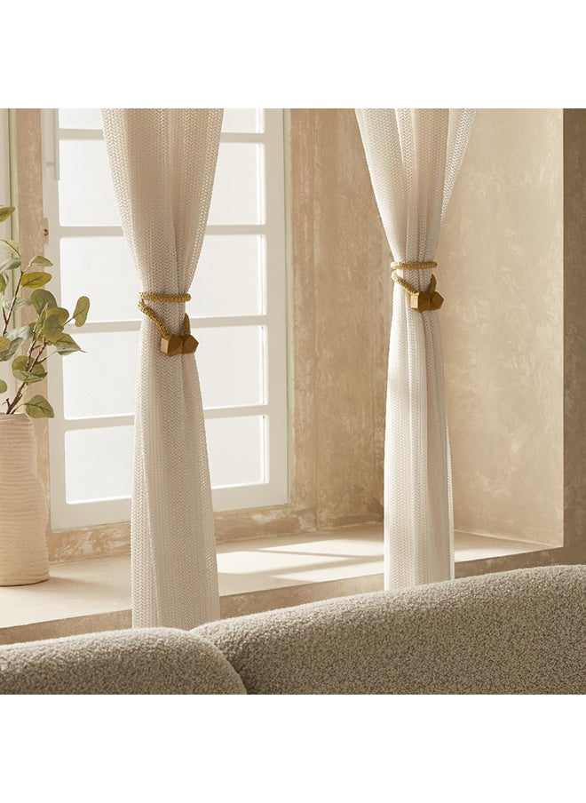 Home Box Dazzle 2-Piece Emily Curtain Tie Back Set  - Image 3