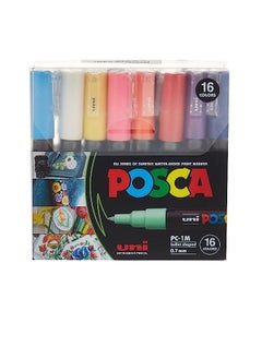 POSCA PC-1M POSCA 16COLORS  - Image 1