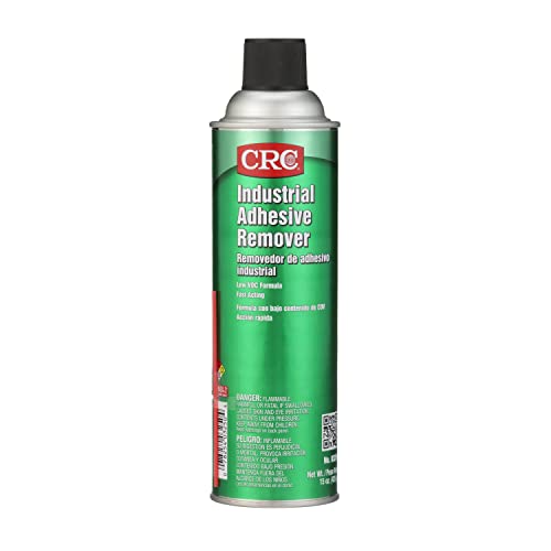 CRC Industrial Adhesive Remover, 15 Wt Oz, Low VOC Formula, Quick Removal of Adhesives, Aerosol Spray - Image 1
