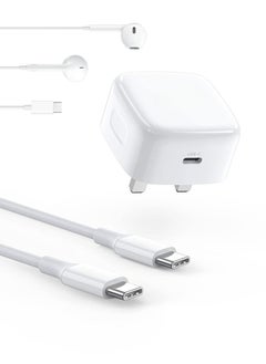 iPhone 15 charger - white 35 watts