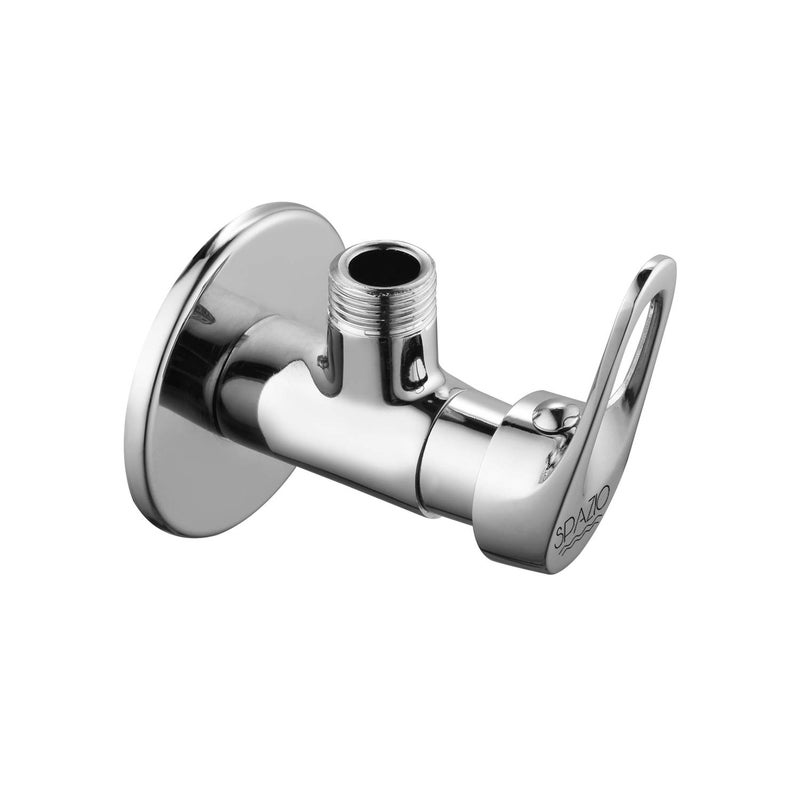 Spazio Hexa Brass Angle ValveAngle Cock Stop Cock for Bathroom Taps Geyser and Wash Basin Connection with Wall Flange Pack of 6 - Image 4