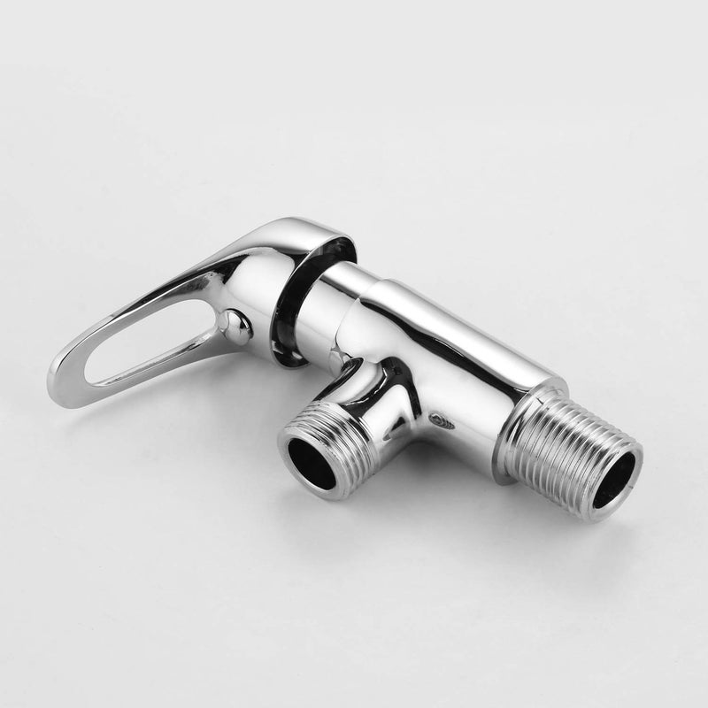 Spazio Hexa Brass Angle ValveAngle Cock Stop Cock for Bathroom Taps Geyser and Wash Basin Connection with Wall Flange Pack of 6 - Image 5