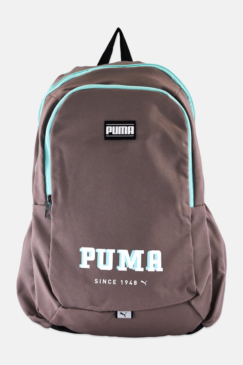 PUMA Men Brand Logo Backpack, Grey - Image 1