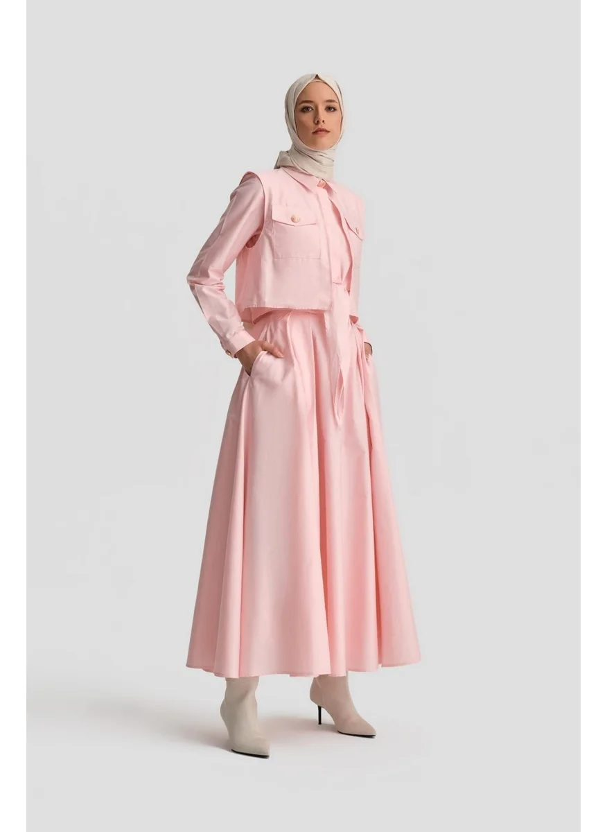ARMINE Front Tie Suit 24K6917 Pink
