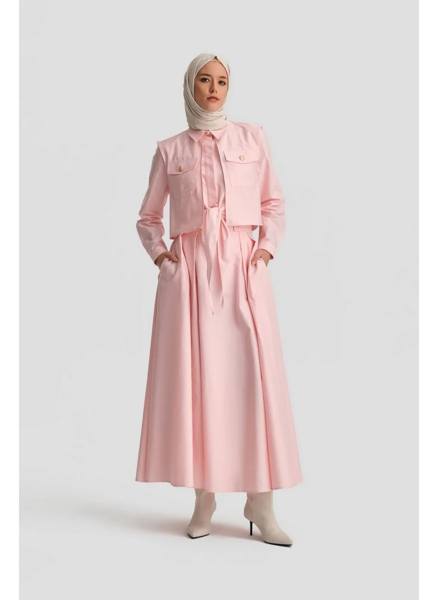 ARMINE Front Tie Suit 24K6917 Pink