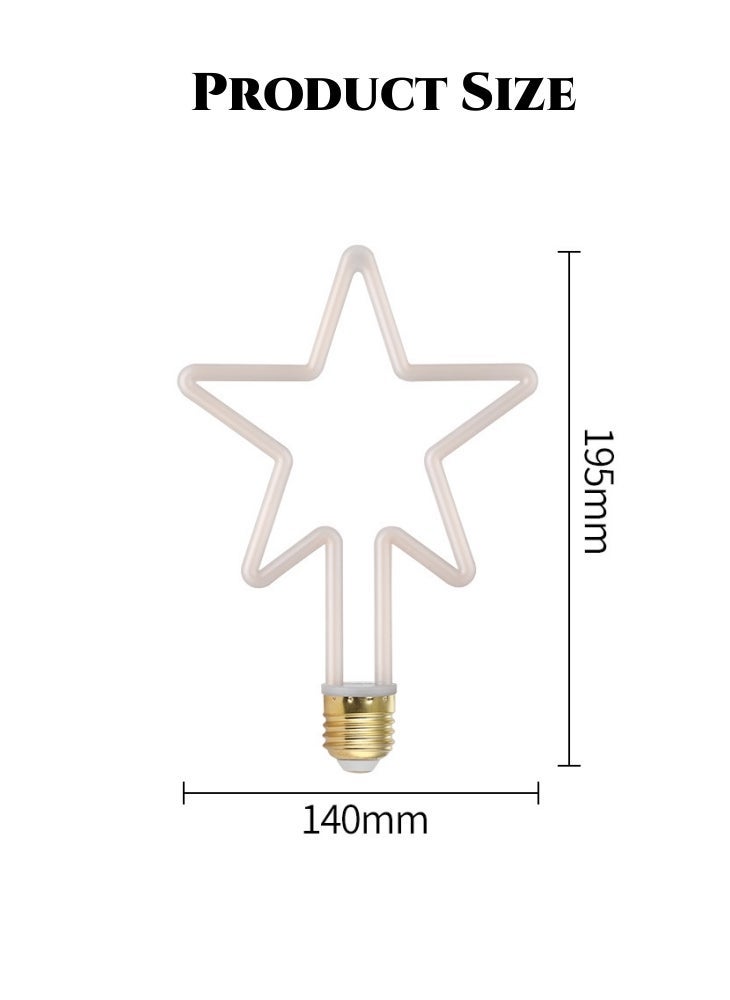 WAOKN - The New E27 Threaded LED Bulb With Variety of Retro Creative Style Can Be Freely Matched to Decorate Your House - Image 1