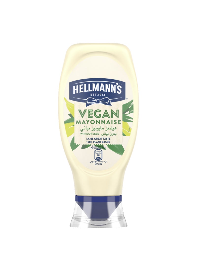Hellmann's Vegan Mayo 100% Plant Based Mayonnaise 405g - Image 1