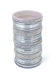 GOHONA GOHONA Colorful Bangle Collection Beautifully Designed Indian Bollywood Style Alloy Metal Bangles for Kids Teenagers and Women  - Image 1