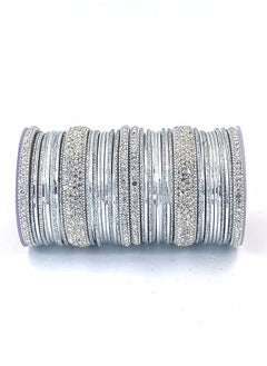 GOHONA GOHONA Colorful Bangle Collection Beautifully Designed Indian Bollywood Style Alloy Metal Bangles for Kids Teenagers and Women  - Image 2