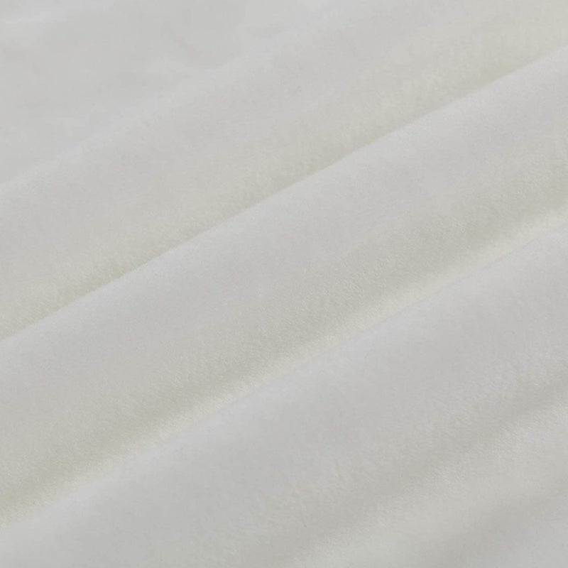 RelaxBlanket 60''x80'' Duvet Cover for Weighted Blanket | Premium Super Soft Minky Dot | White - Image 4
