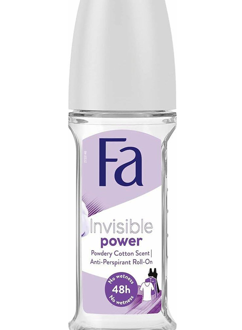 Fa Roll-On Deodorant  Invisible Power For Women 50ml