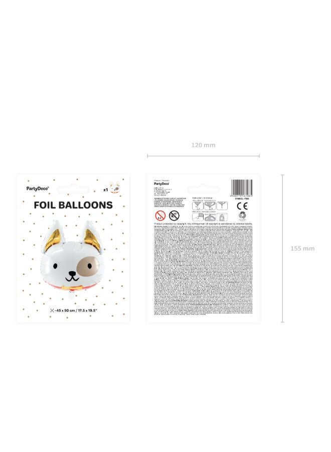 PartyDeco Foil Balloon Dog, 56x65 cm, mix - Image 5