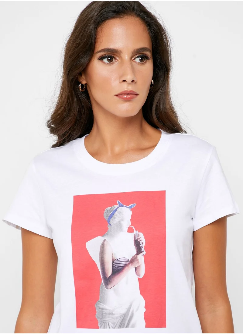 Reserved Graphic Short Sleeve T-Shirt