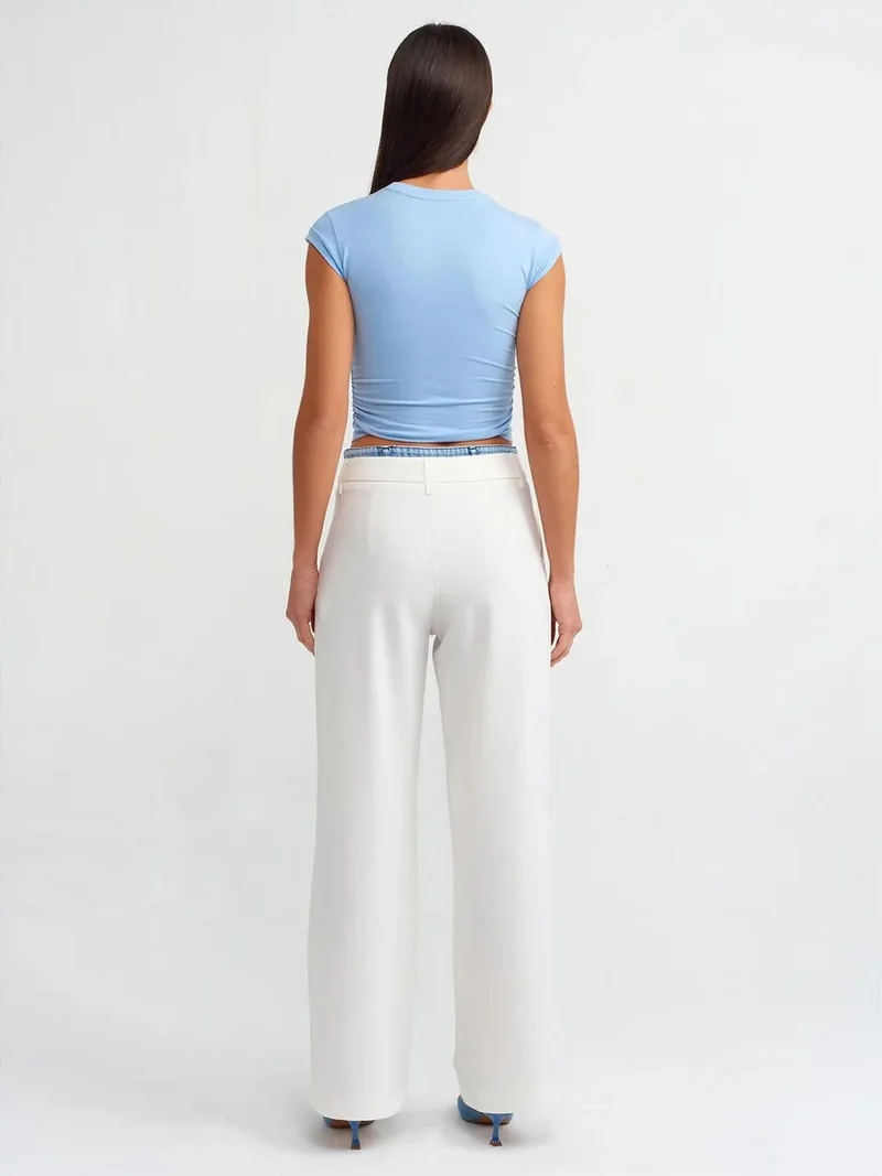 ديلفين DILVIN High-Waist Wide-Leg Jeans