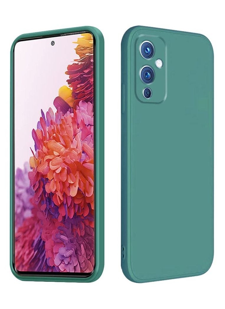 BORTONY - OnePlus 9 Case Soft Liquid Silicone with Inside Microfiber Lining Camera Protective Back Cover - Image 1