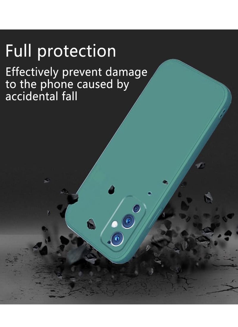 BORTONY - OnePlus 9 Case Soft Liquid Silicone with Inside Microfiber Lining Camera Protective Back Cover - Image 1
