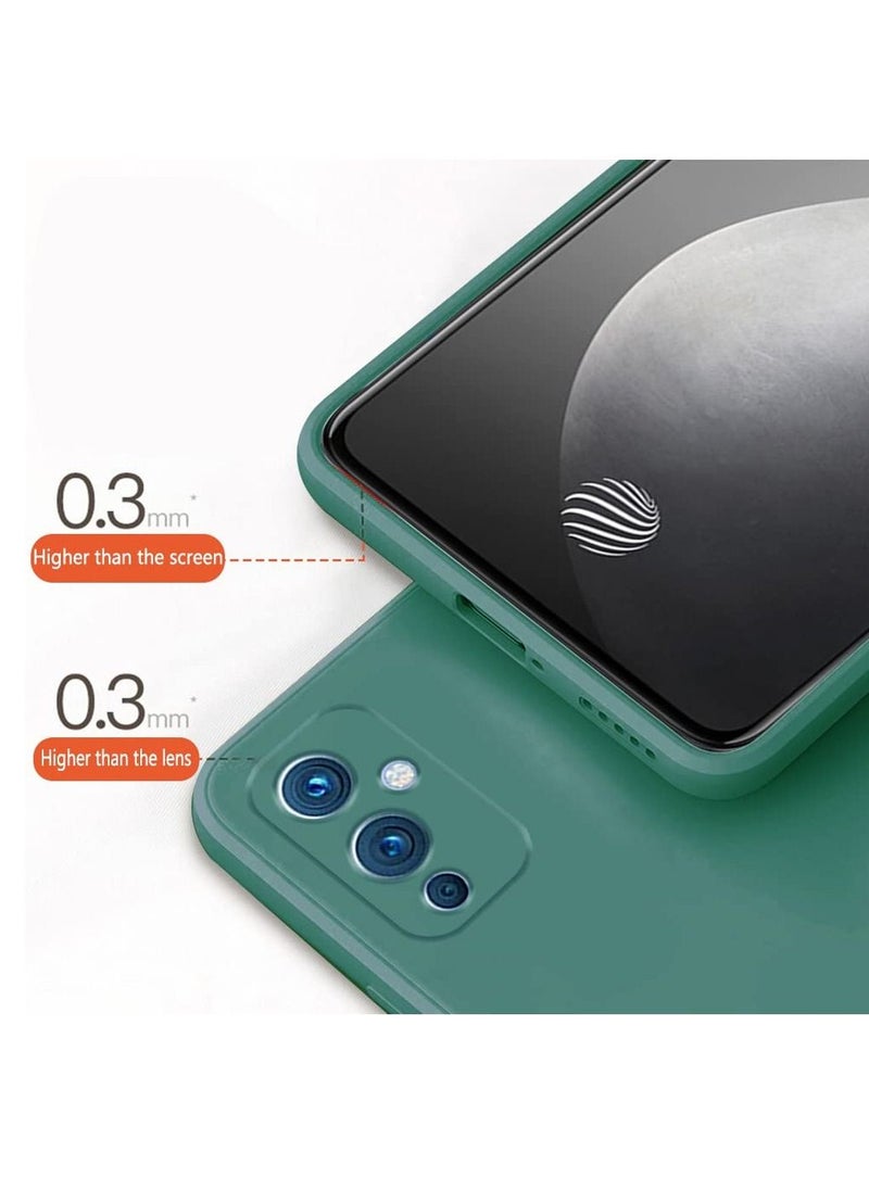 BORTONY - OnePlus 9 Case Soft Liquid Silicone with Inside Microfiber Lining Camera Protective Back Cover - Image 1