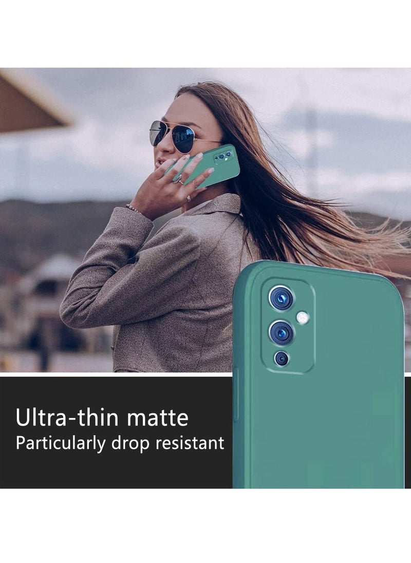BORTONY - OnePlus 9 Case Soft Liquid Silicone with Inside Microfiber Lining Camera Protective Back Cover - Image 1