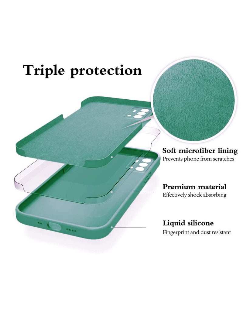 BORTONY - OnePlus 9 Case Soft Liquid Silicone with Inside Microfiber Lining Camera Protective Back Cover - Image 1