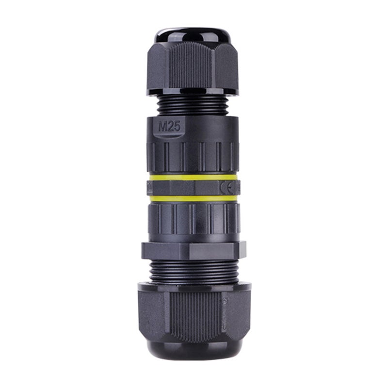 Outdoor Electrical Cable Connector IP68 Waterproof Junction Box External Cord Boxes for φ5-9mm Inlet Cable 2-pin with 4 Outlets - Image 1