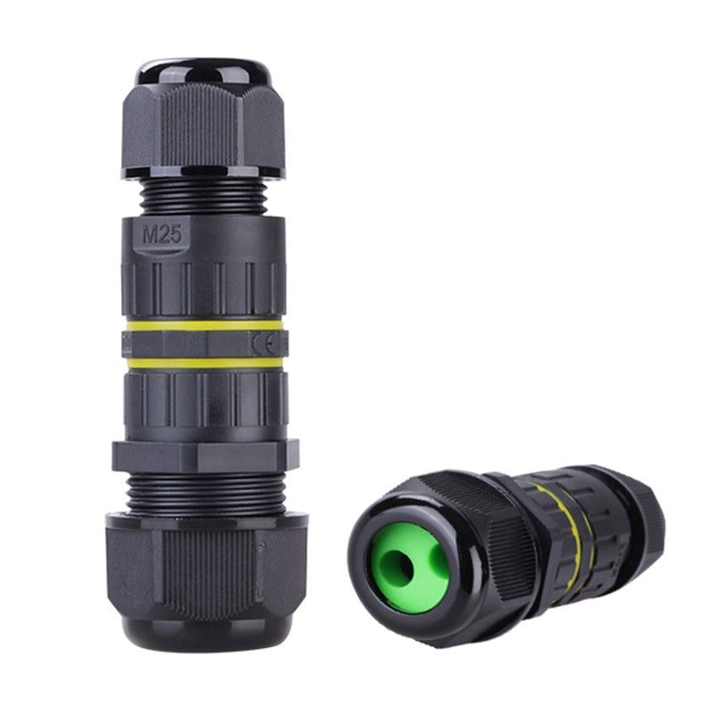 Outdoor Electrical Cable Connector IP68 Waterproof Junction Box External Cord Boxes for φ5-9mm Inlet Cable 2-pin with 4 Outlets - Image 3