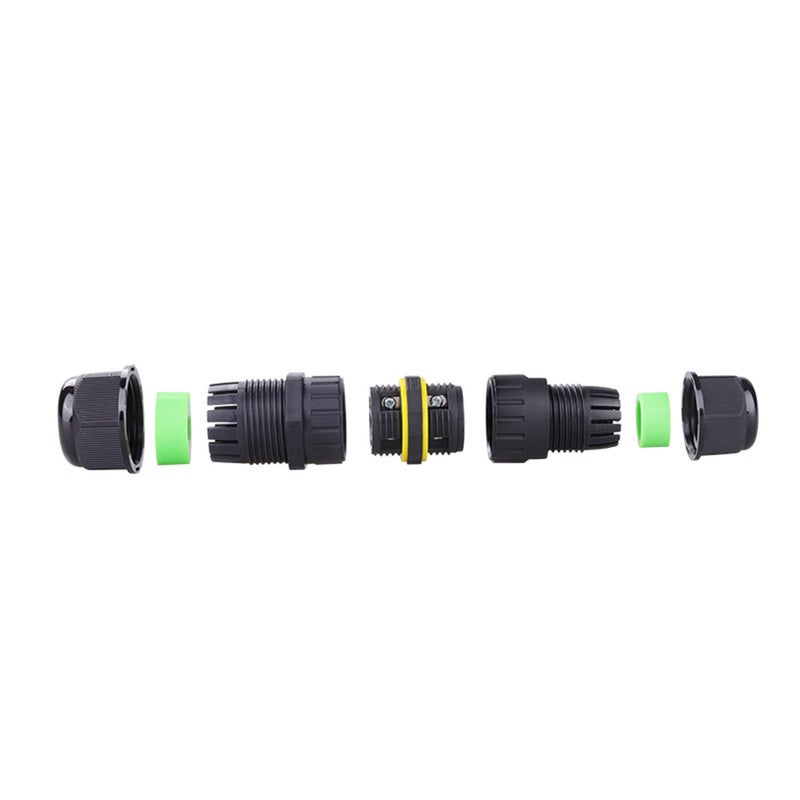 Outdoor Electrical Cable Connector IP68 Waterproof Junction Box External Cord Boxes for φ5-9mm Inlet Cable 2-pin with 4 Outlets - Image 2