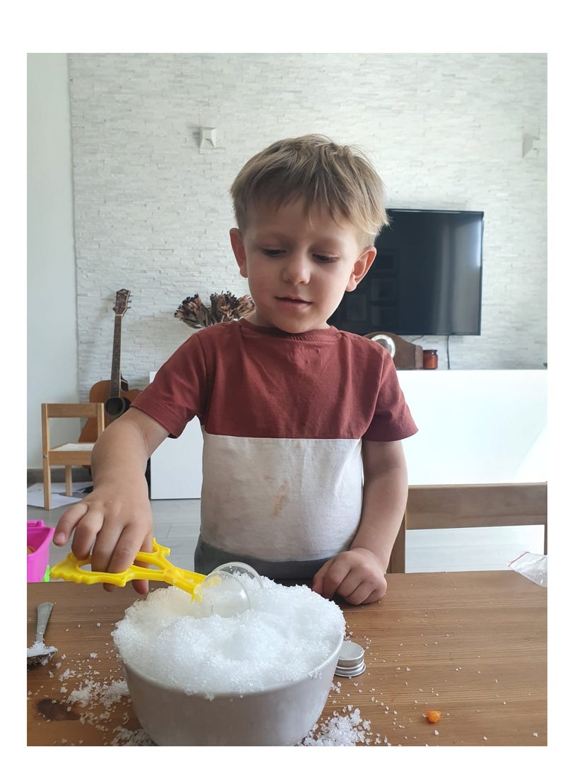 Made2Motivate Set Of 5 Instant Snow Tubes Of Artificial Fluffy Snow Powder Instant Snow  - Image 3