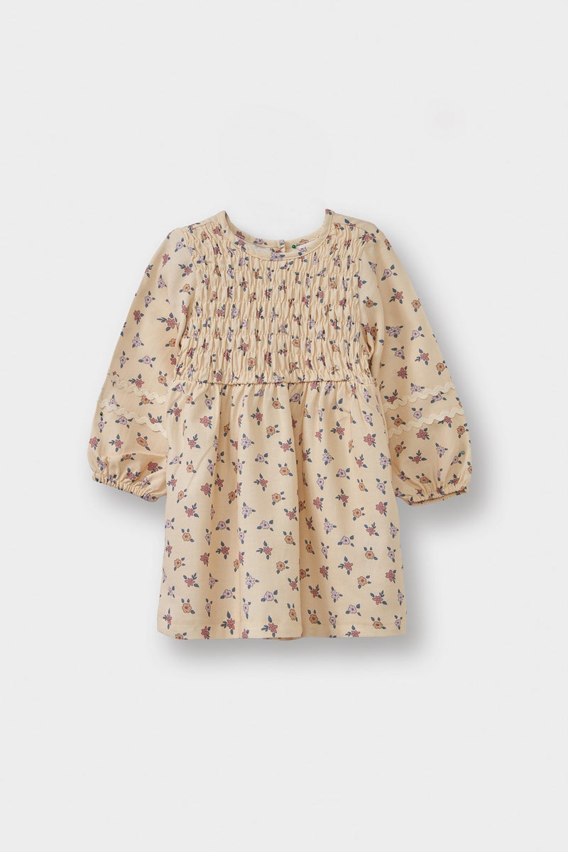 ديفاكتو فستان بناتي فلورال تويل - Image 1