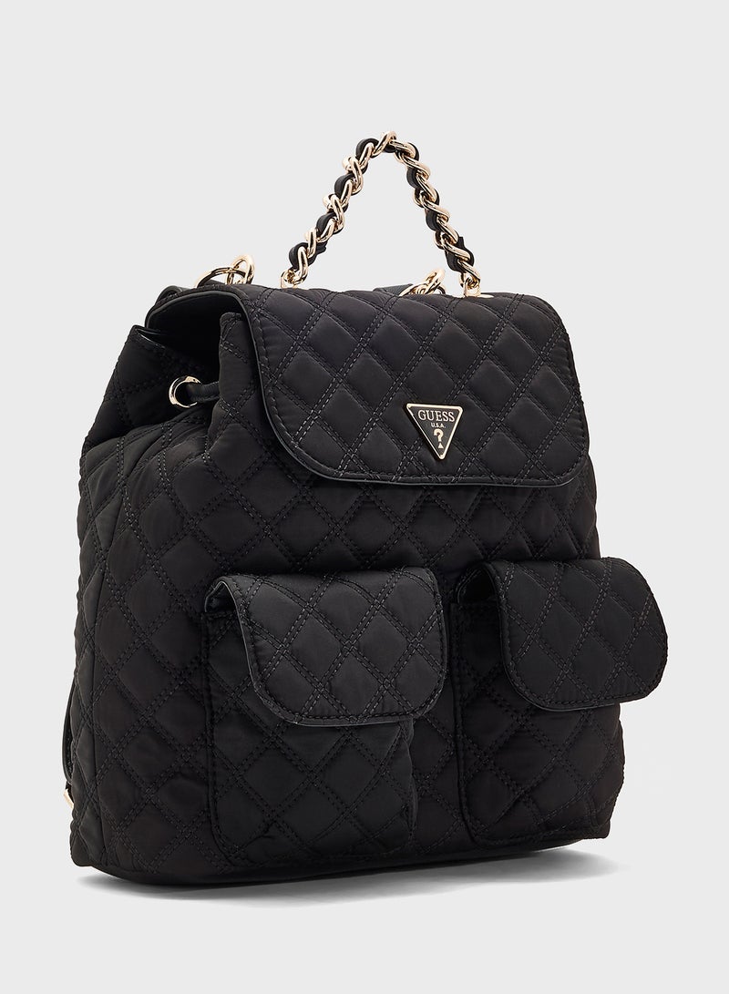 GUESS GIULLY II FLAP BACKPACK  - Image 3