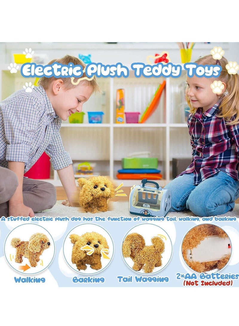 دوركو العناية بالحيوانات الأليفة لعب مجموعة ألعاب الكلب الروبوت للأطفال ، ألعاب الطب البيطري للأطفال ، لباس الأطفال وتظاهر لعب مجموعة الطب البيطري ، هدية للأطفال لعب دور لعبة من 3 سنوات - Image 2