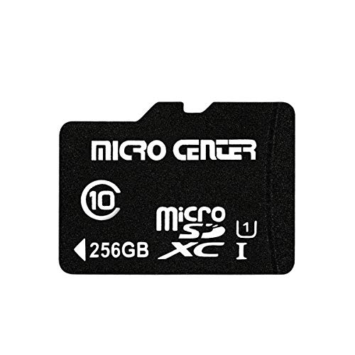 INLAND Micro Center 256GB Class 10 MicroSDXC Flash Memory Card with Adapter for Mobile Device Storage Phone, Tablet, Drone & Full HD Video Recording - 80MB/s UHS-I, C10, U1 (1 Pack) - Image 1