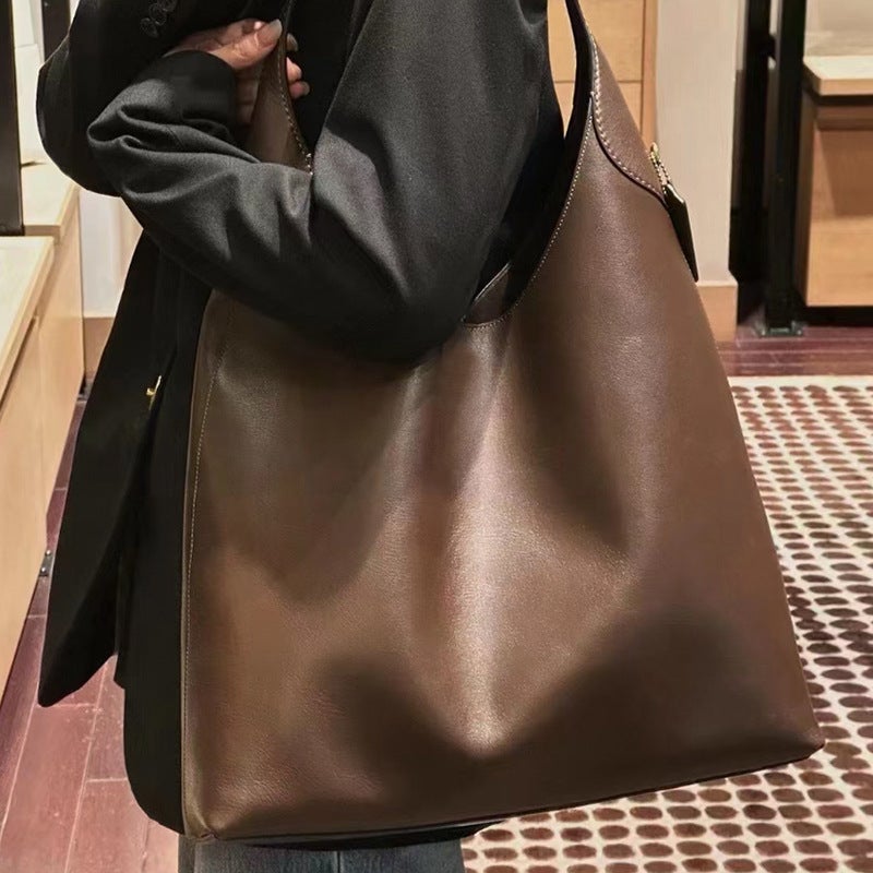 Women'S Bag Relaxation Simple Large Capacity Tote Bag Shoulder Bag Minimalist Underarm All-Match Commuter Bag - Image 3
