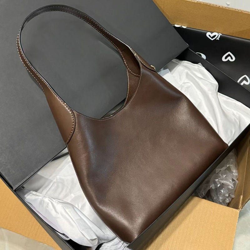Women'S Bag Relaxation Simple Large Capacity Tote Bag Shoulder Bag Minimalist Underarm All-Match Commuter Bag - Image 4